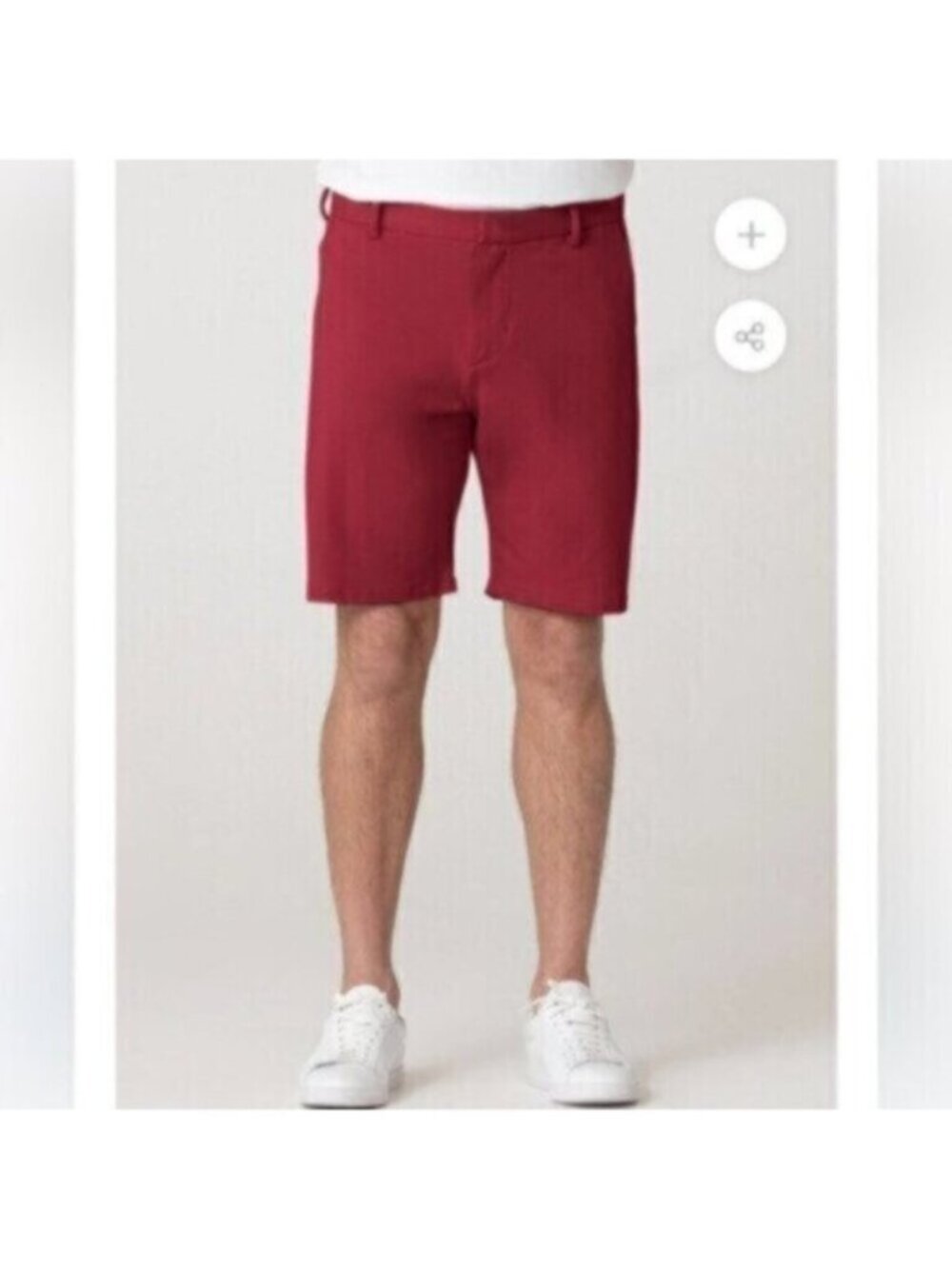 NWT Swet Tailor Men's Red Everyday Chino Short Size 28